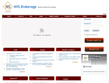 Tablet Screenshot of nvsbrokerage.com